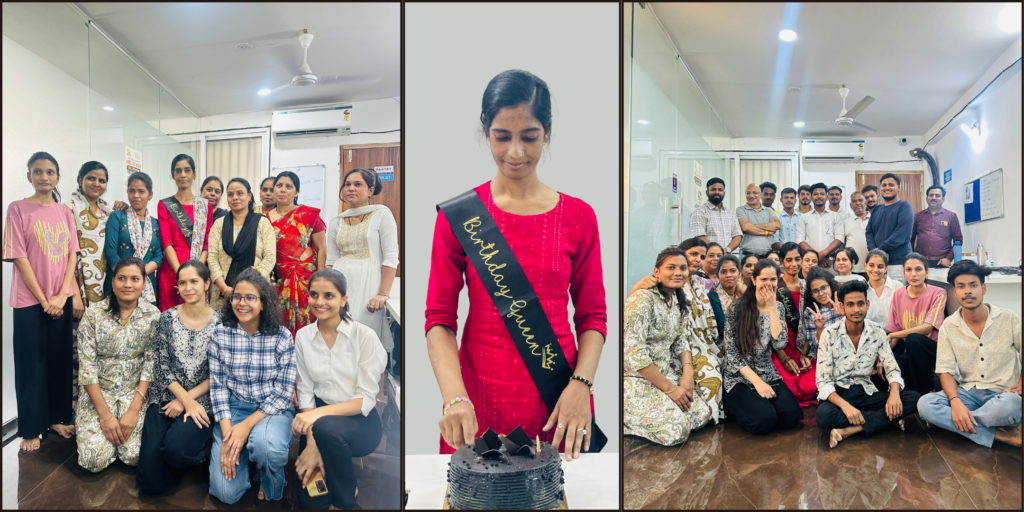 Balaji Aptex team celebrating success together at the workplace