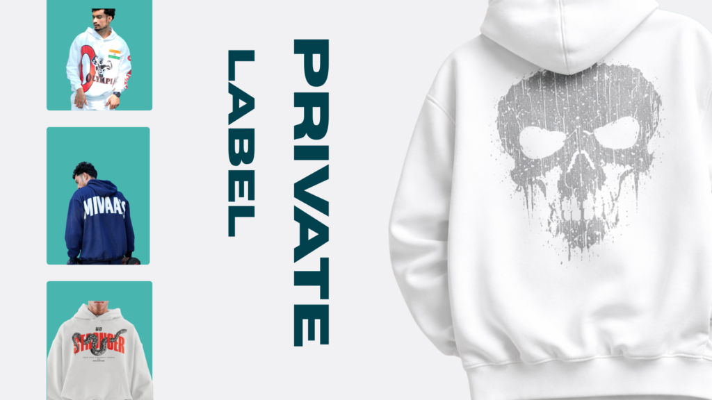 different hoodies customized label